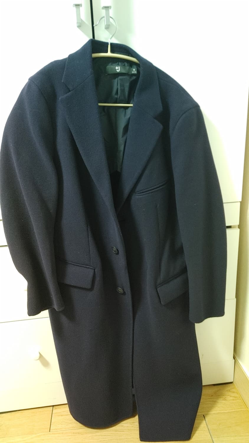 유니클로 질샌더 네이비 코트 M 상품이미지1