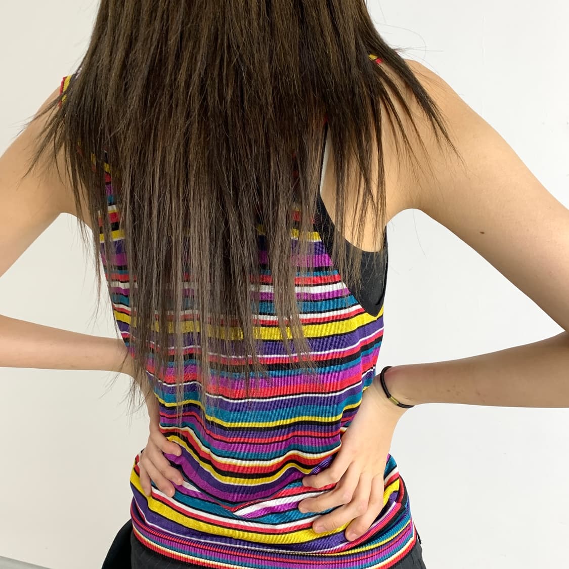 겐조 스트라이프 패턴 슬리브리스 탑 상품이미지7