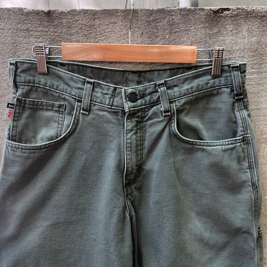 칼하트 FR CAT2 워크 팬츠 모스그린 상품이미지2