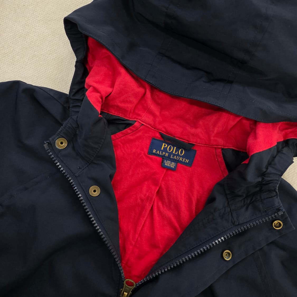 [L] 폴로 랄프로렌 후드 바람막이 자켓 점퍼 1229J 상품이미지3