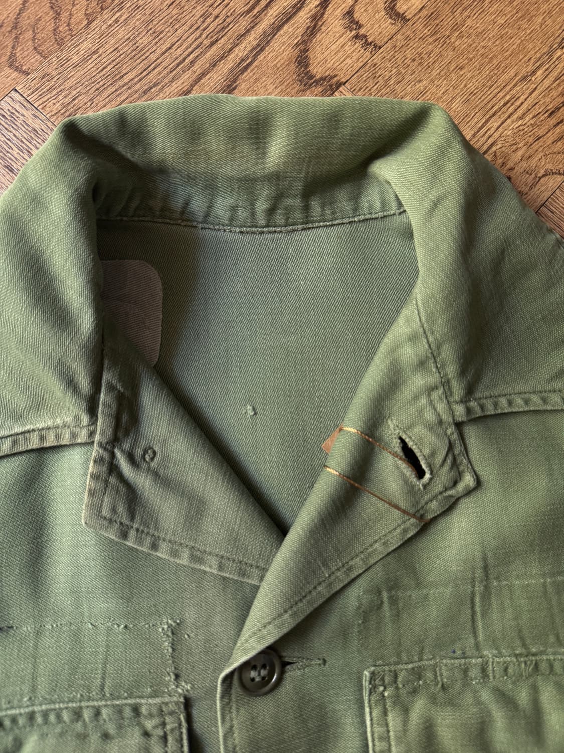 [S]60's 오리지널 U.S ARMY OG-107 밀리터리 셔츠 상품이미지2