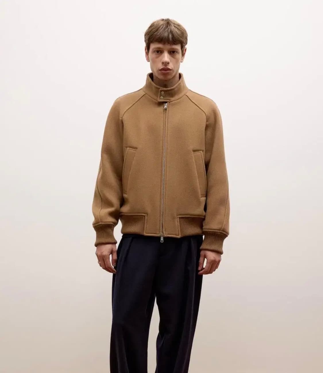 애프터프레이 리가즈 해링턴 블루종 모카 상품이미지1