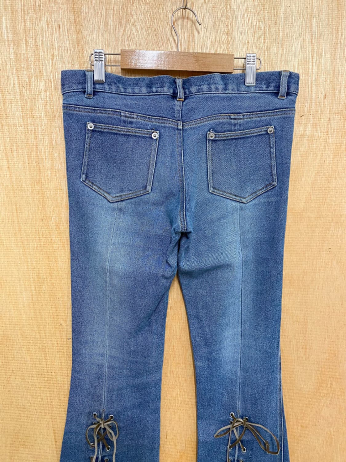 VTG lace-up denim boots cut 레이스업 데님 부츠컷 상품이미지7