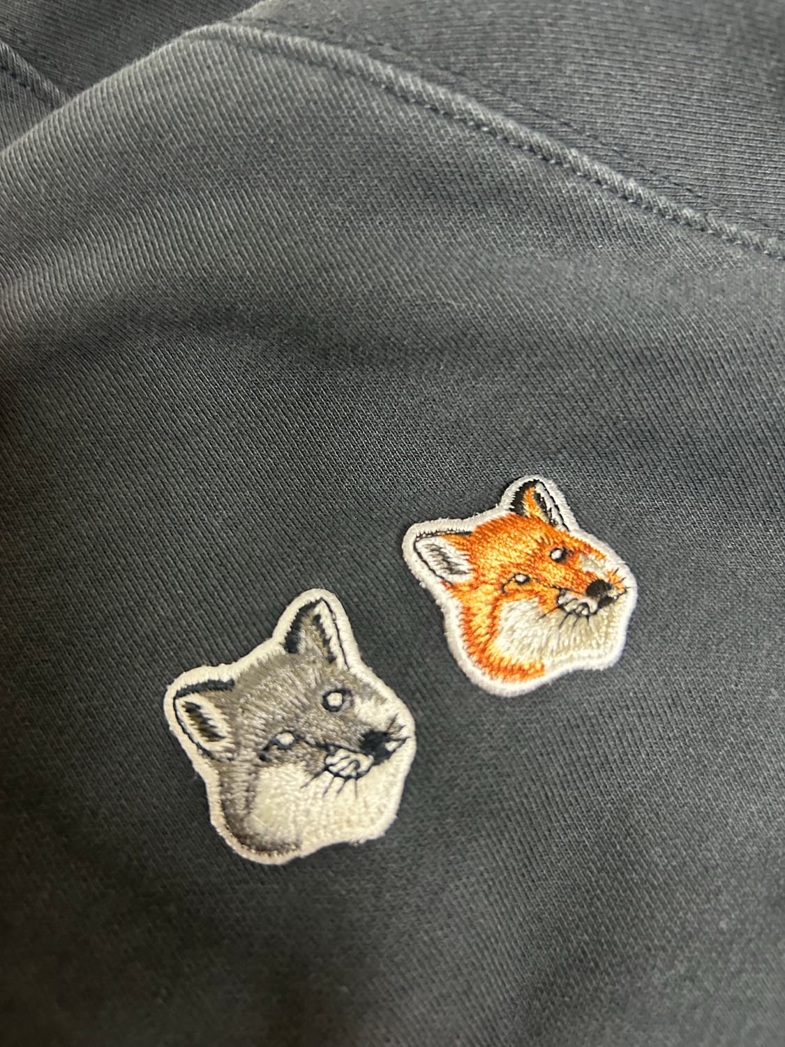 메종키츠네 더블폭스 헤드 패치 맨투맨 M 상품이미지3