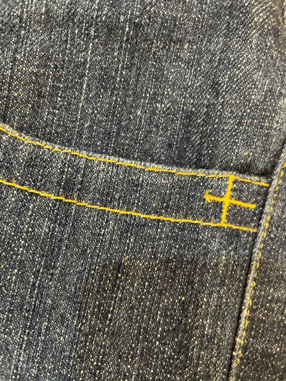 빈티지 데님진 청바지 체인스티치 진 상품이미지6