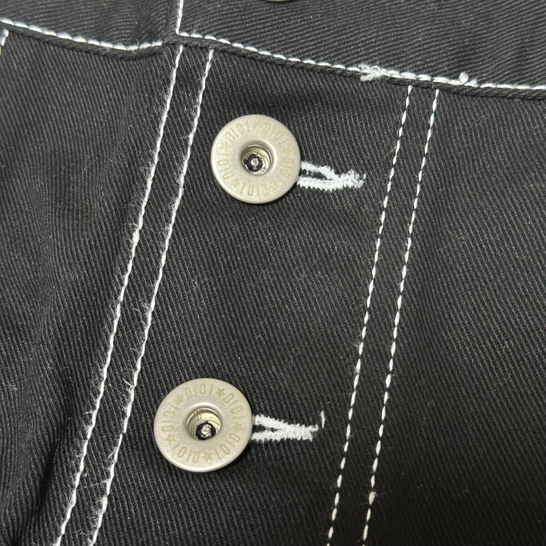 오아이오아이 데님 스커트 흑청 상품이미지2