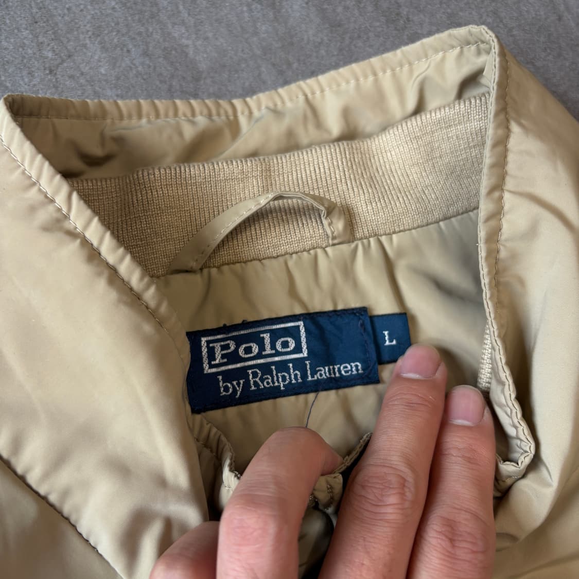 폴로 정품 베이지 자켓 상품이미지5