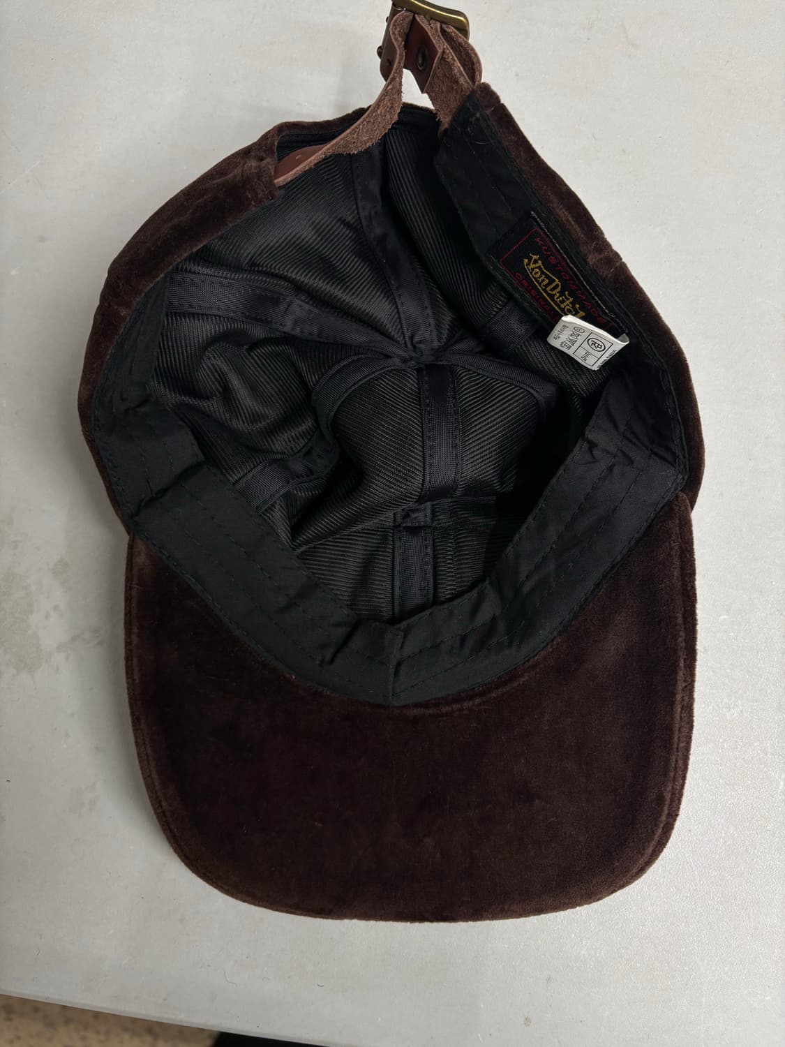 본터치 벨루아 브라운 볼캡 상품이미지3