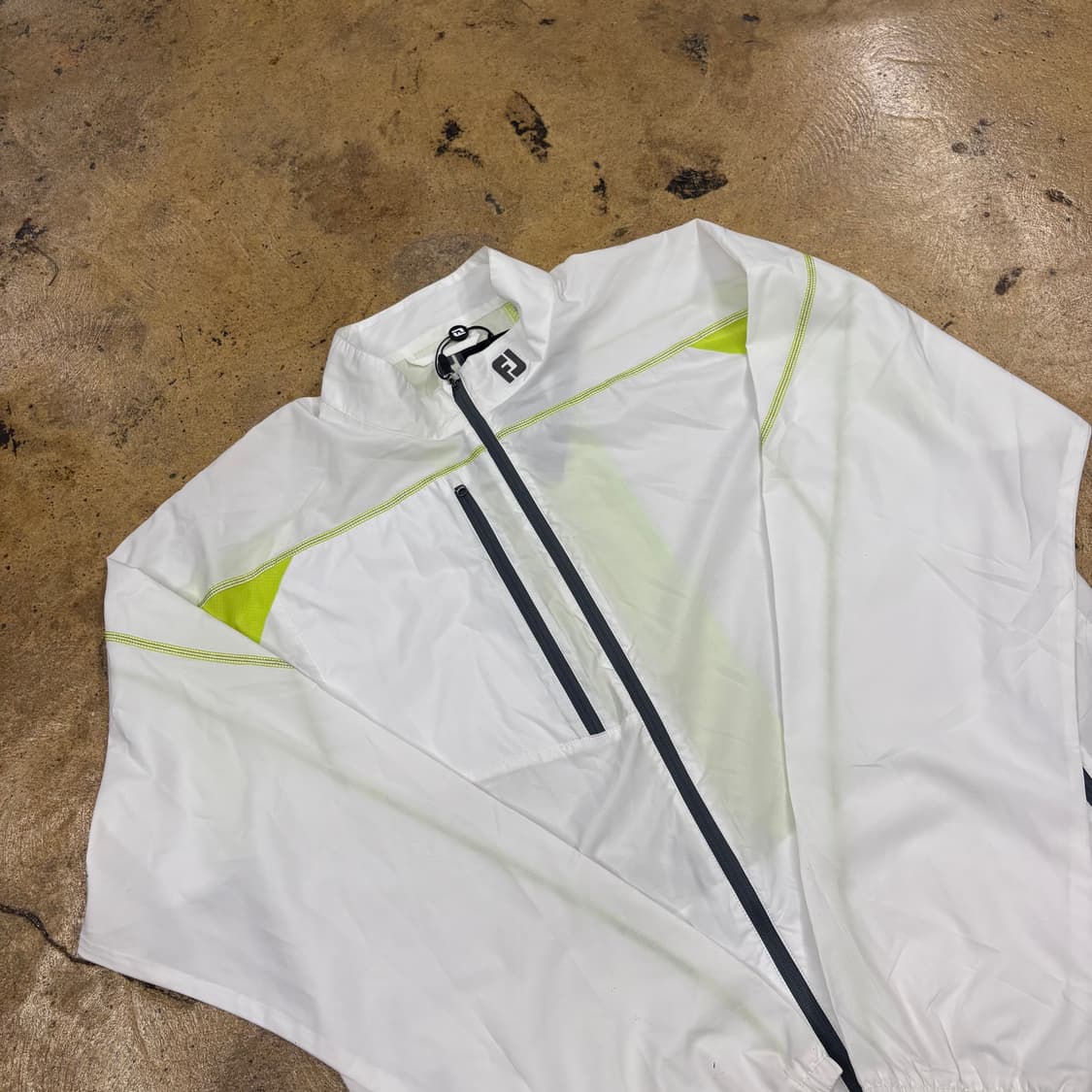 [정품/XL] FJ 풋조이 골프 바람막이 자켓 화이트 b15 상품이미지1