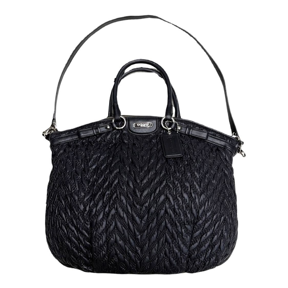 COACH 매디슨 퀼티드 쉐브론 린시 토트백 상품이미지1