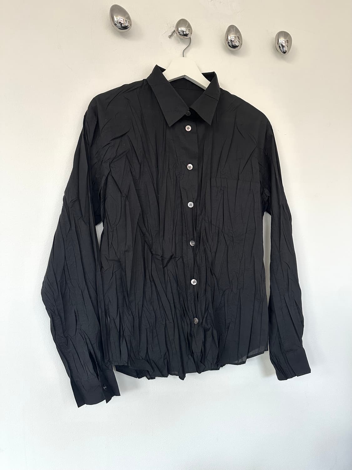 이세이미야케 플리츠플리즈 블랙 셔츠 상품이미지4