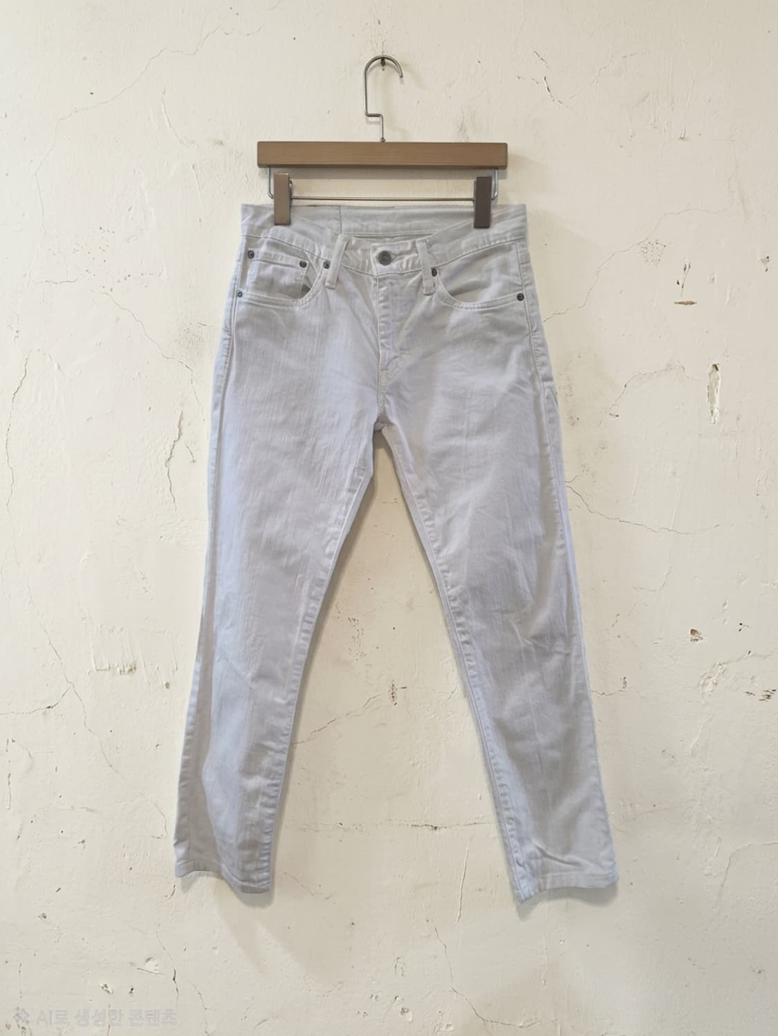리바이스 511 화이트 청바지 W28 상품이미지1