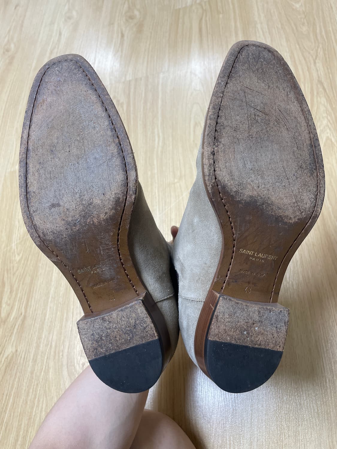 생로랑 와이어트 30 43사이즈 탄색 상품이미지6