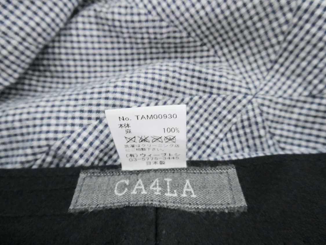 CA4LA 카시라 린넨 드레이프 햇 상품이미지5