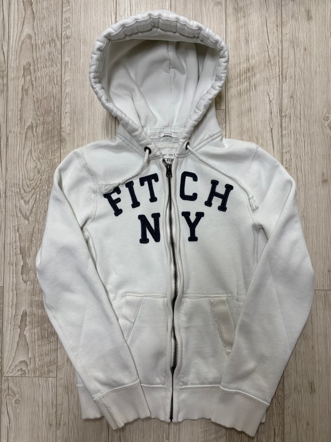 아베크롬비 후드집업 화이트 m 상품이미지1