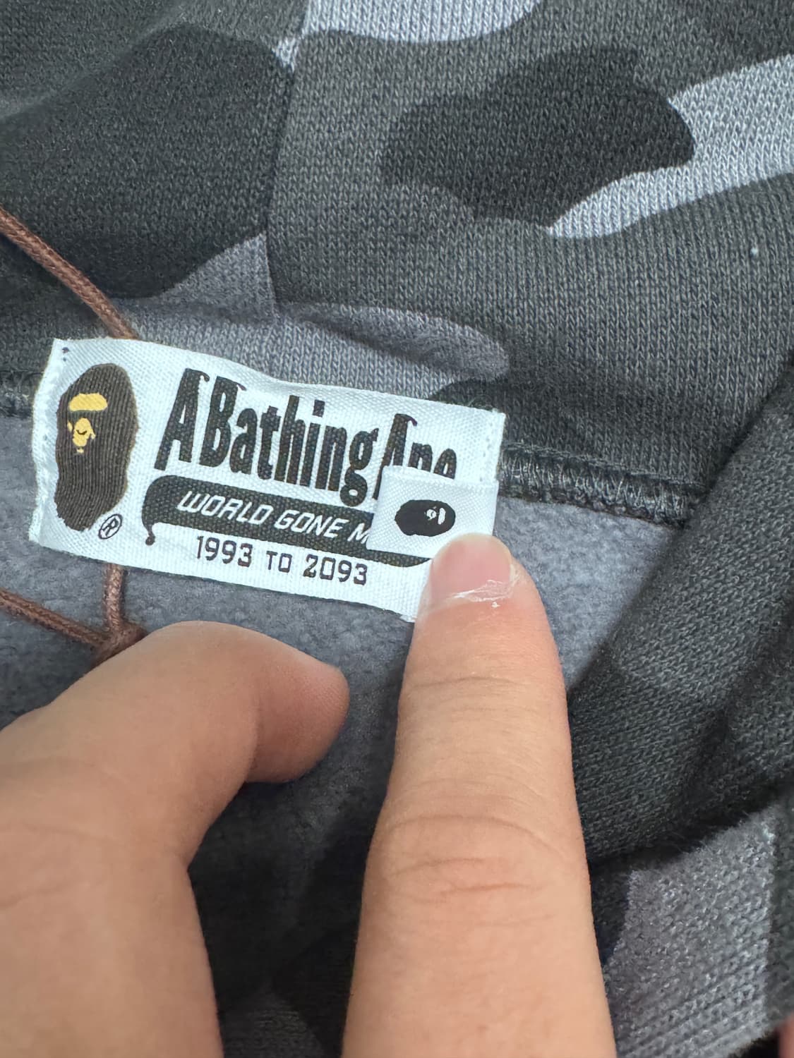 베이프 DC콜라보 흑계 후드티 L 상품이미지6