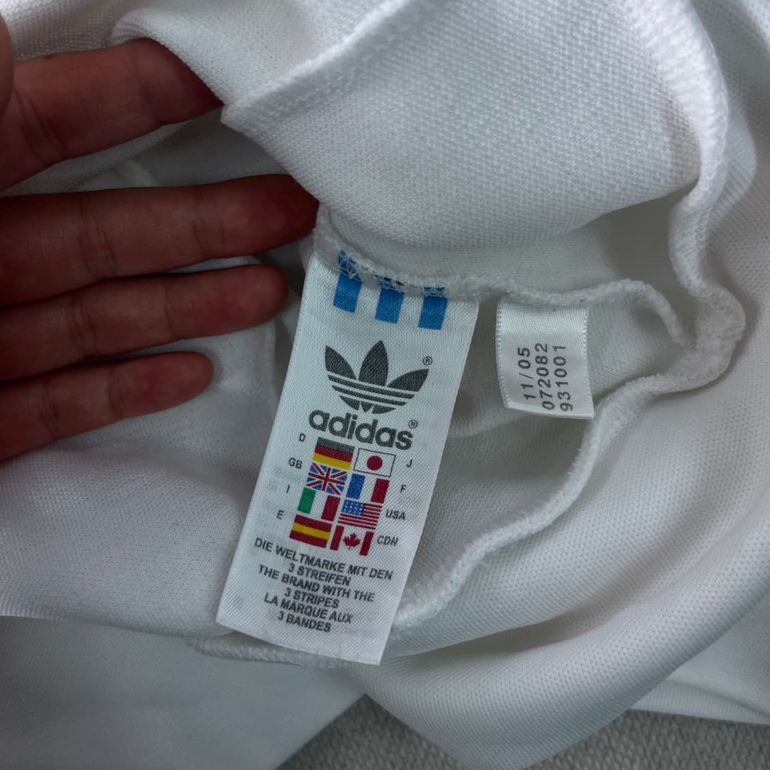 95 아디다스 대장급 흰검 트랙탑 져지  상품이미지4