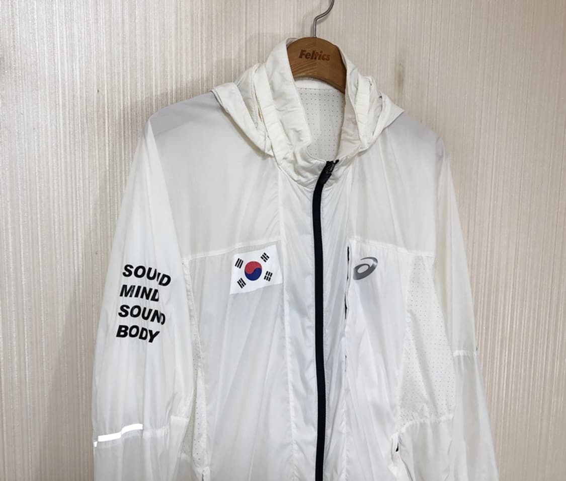 아식스국대 국대KOREA 국대지급실착 바람막이/윈드브레이커 M(95) 상품이미지4