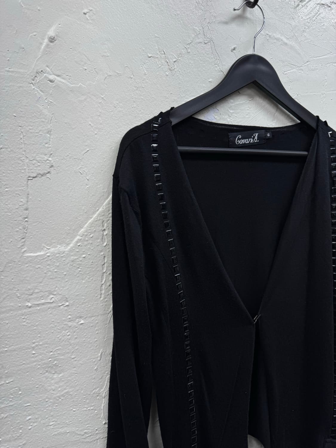 Cavaria 00s stud gimmick cardigan 상품이미지4