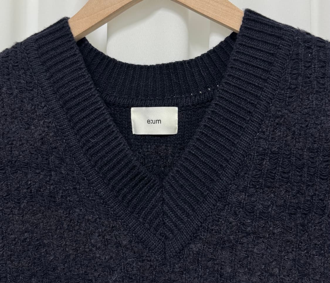 [새상품] e:um 니트베스트 상품이미지3