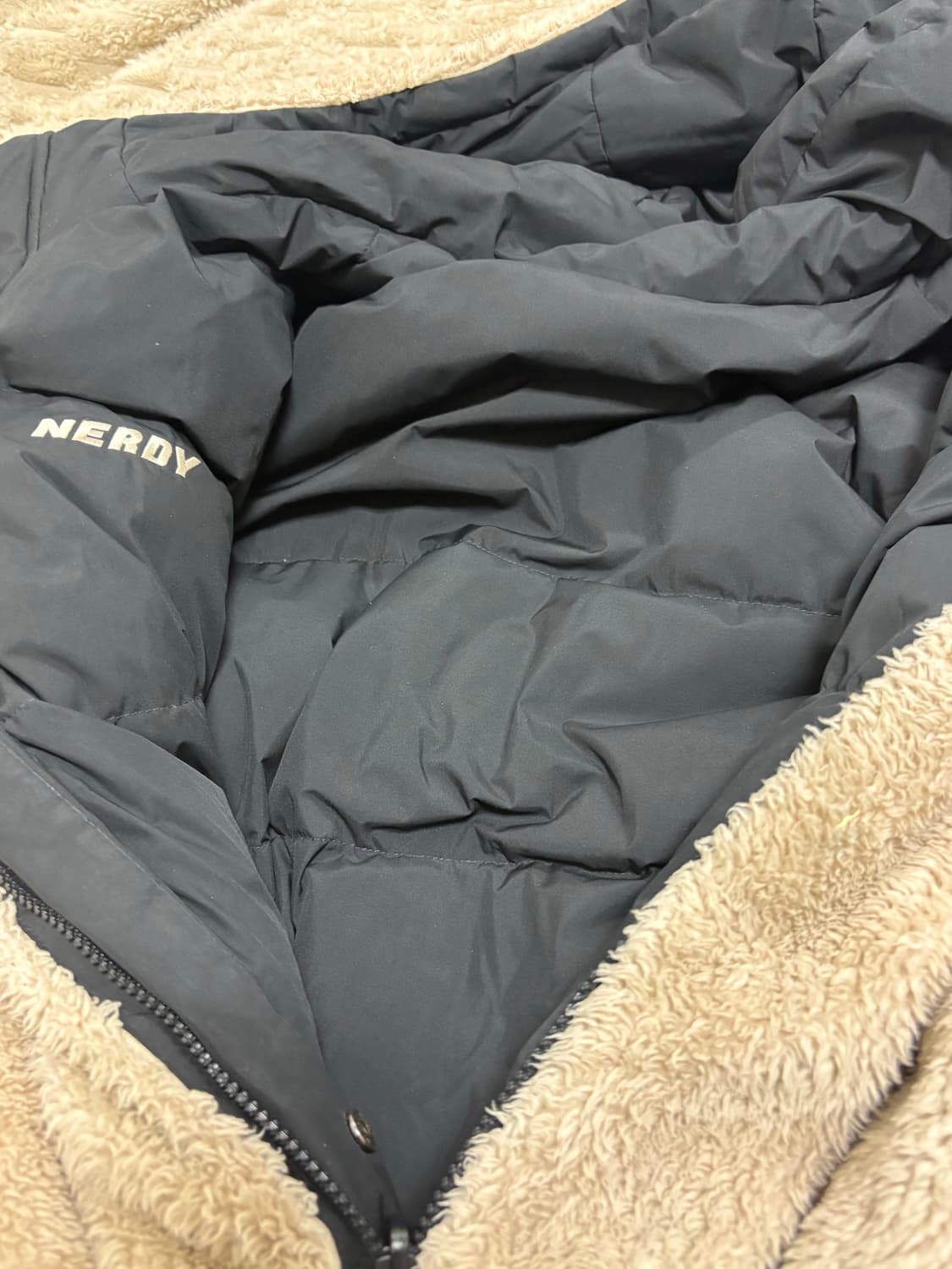 너디 털후리스 양면 패딩 상품이미지3