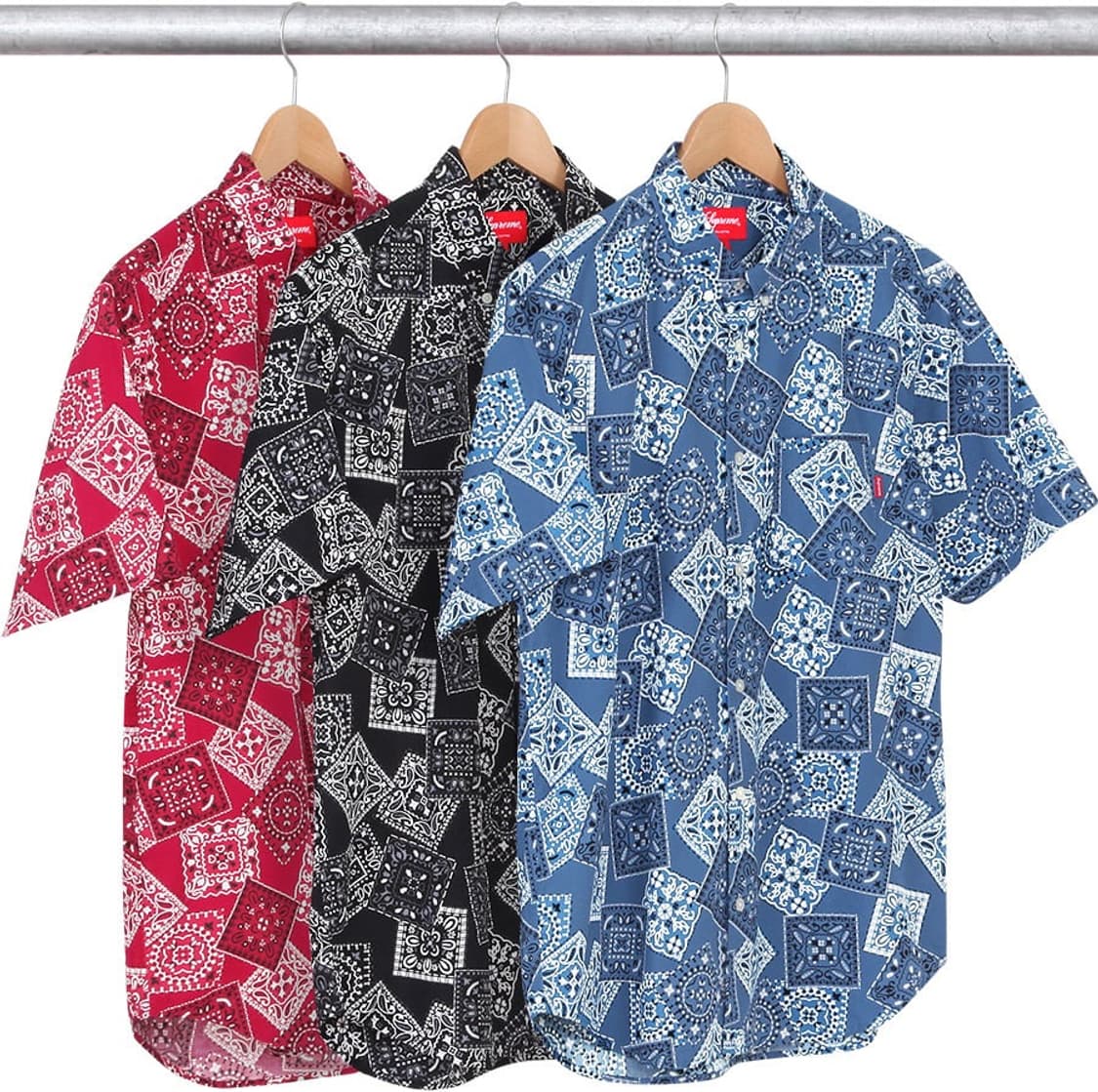 SUPREME 15ss bandana shirt 상품이미지2