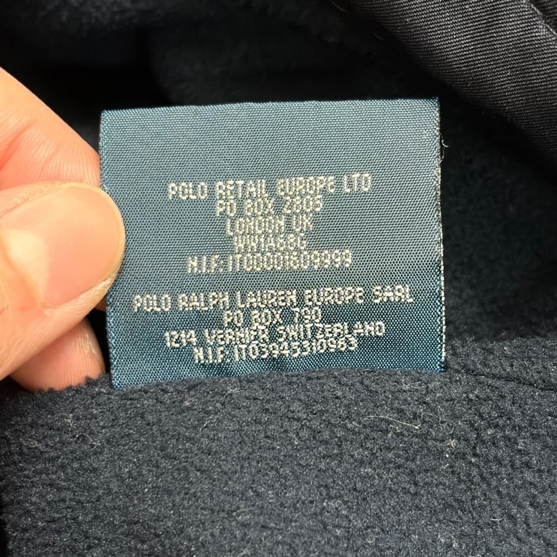 POLO 네이비 레드포니 블루종 자켓 L(16/18) 상품이미지7