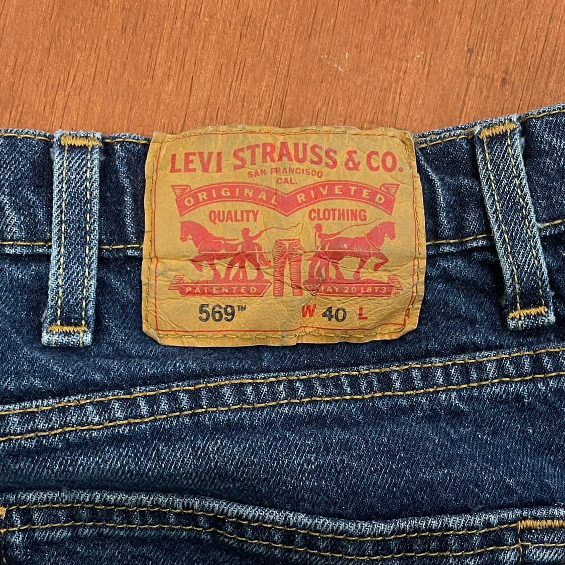 (42) Levi's 리바이스 569 데님 쇼츠 반바지 상품이미지6
