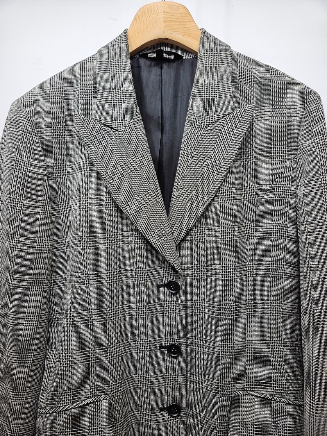 레노마(renoma) 체크 울 롱코트 38 상품이미지6