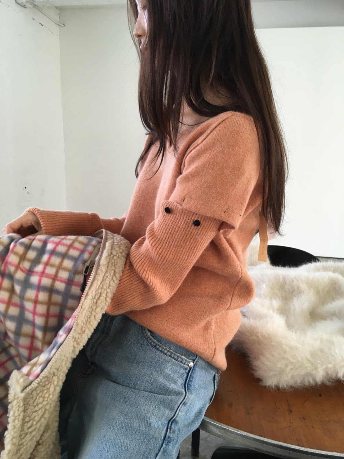 BREATHE  브리드 암워머 니트 상품이미지4