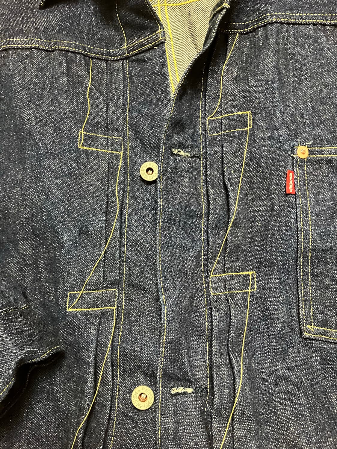 브론슨 44806 셀비지 데님 자켓  상품이미지3