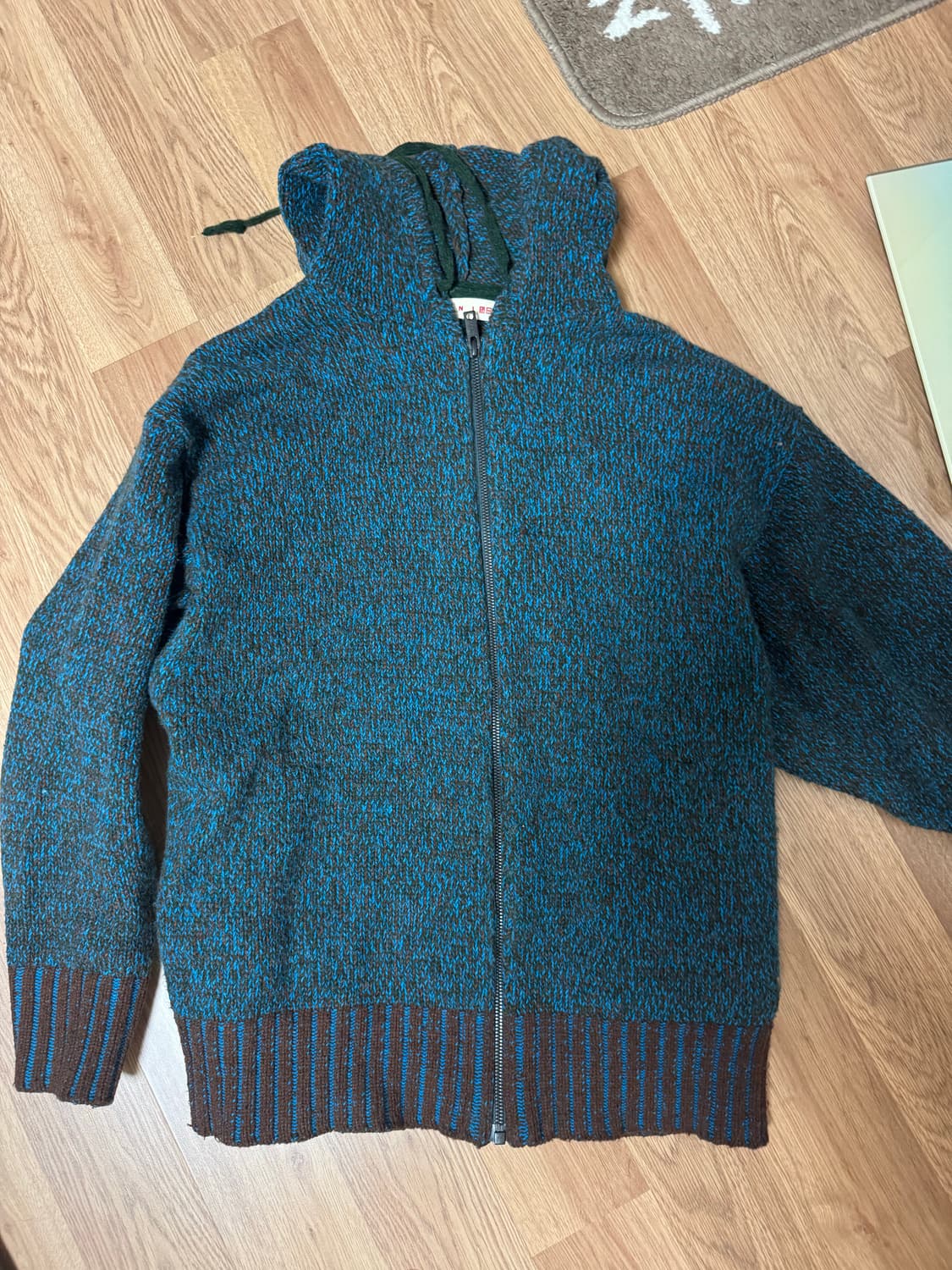 유니클로 마르니 콜라보 니트 후드집업 L 상품이미지2