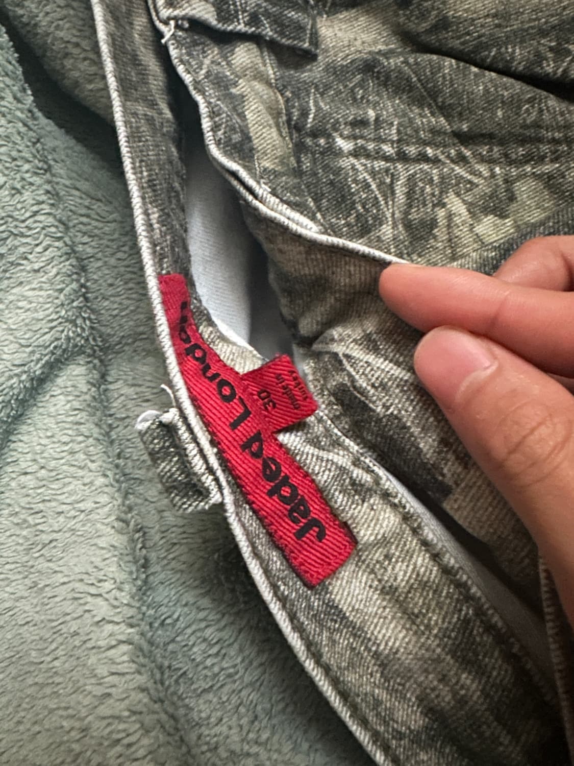 Woodland Camo Colossus Baggy Jeans 상품이미지4