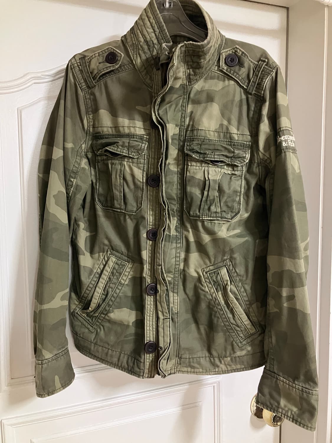 아베크롬비 카모 밀리터리 자켓 S 상품이미지1