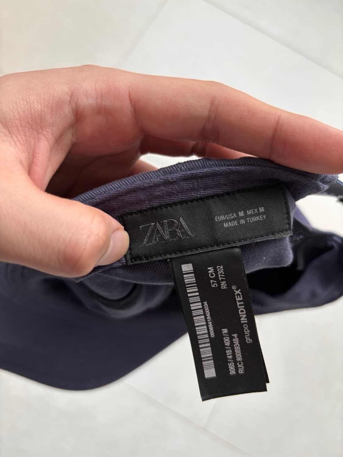 ZARA Faded Navy NY Athletic Cap 상품이미지6