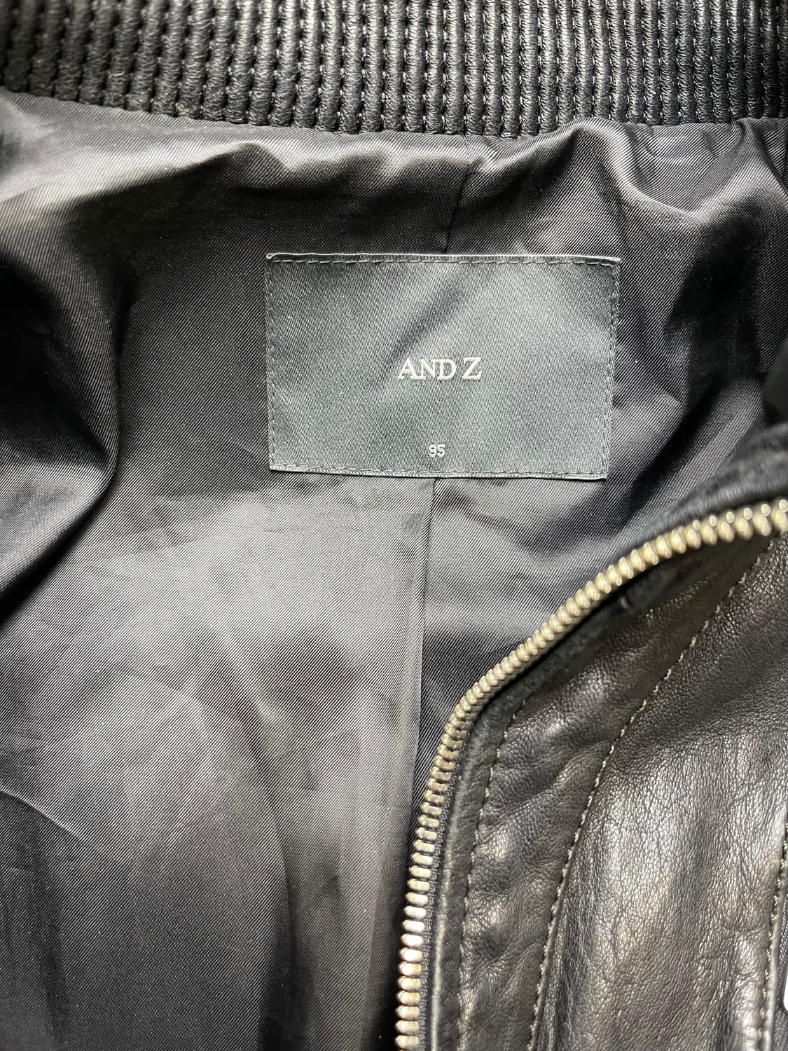 [95] AND Z 앤드지 양가죽자켓- 95-100가능 - 라이더자켓 상품이미지10