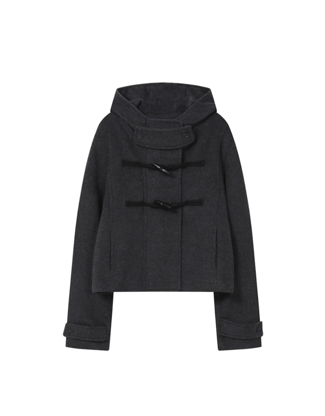 미세키서울 Duffle hoodie short coat CHARCOAL 상품이미지3