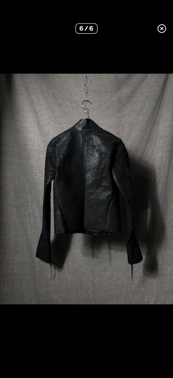m.a+ Cross Seam Horse Leather Jacket 상품이미지6