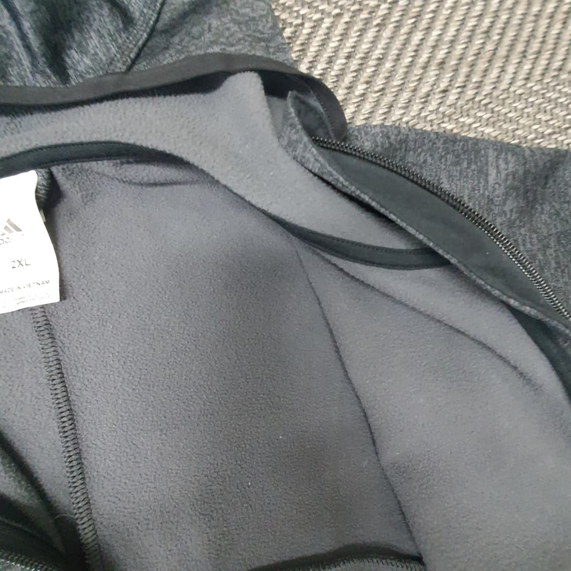 아디다스 운동용 기모 후드집업 남자105 상품이미지6