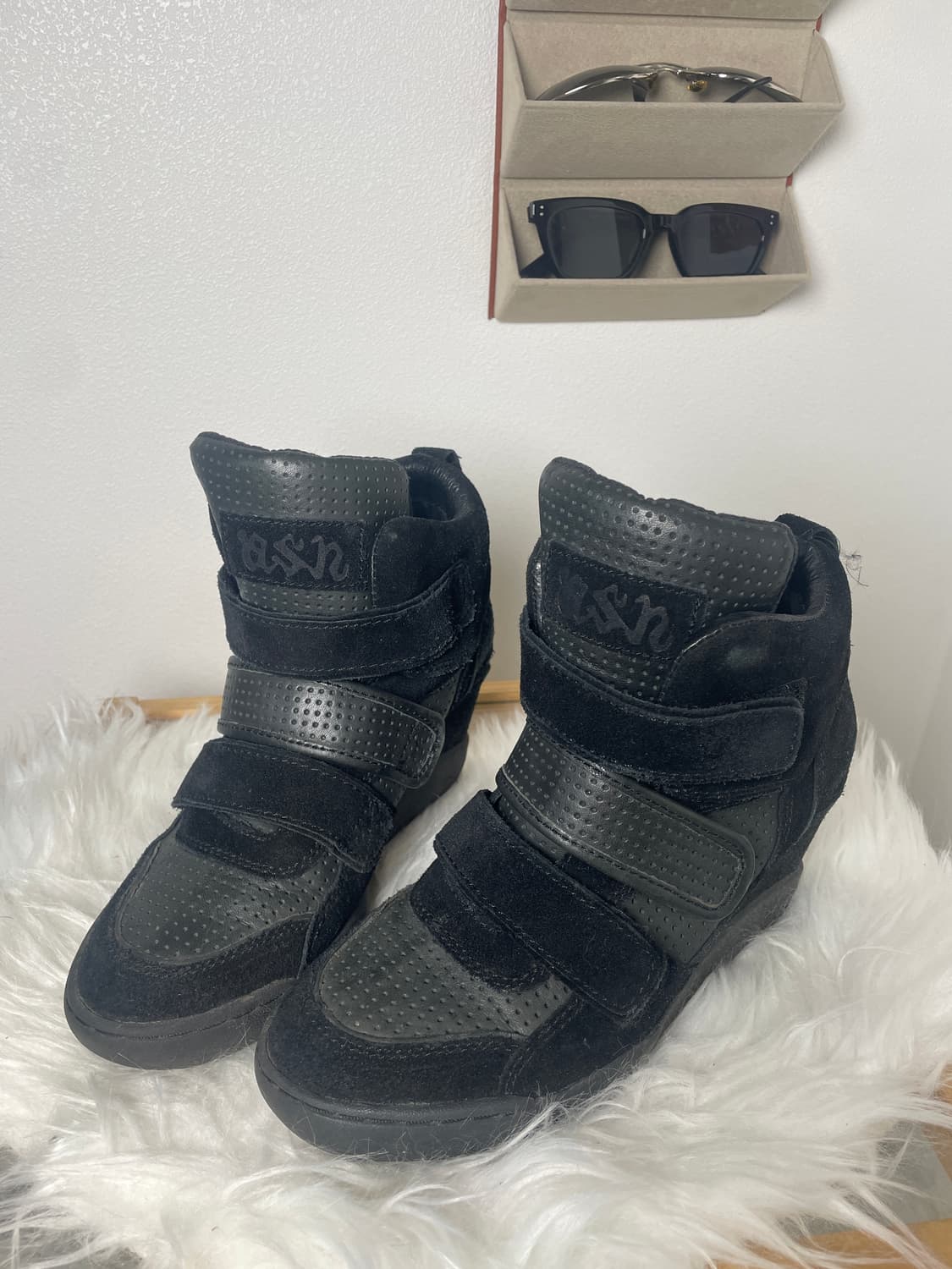 Ash 아쉬 벨크로 웨지힐 스니커즈 상품이미지3