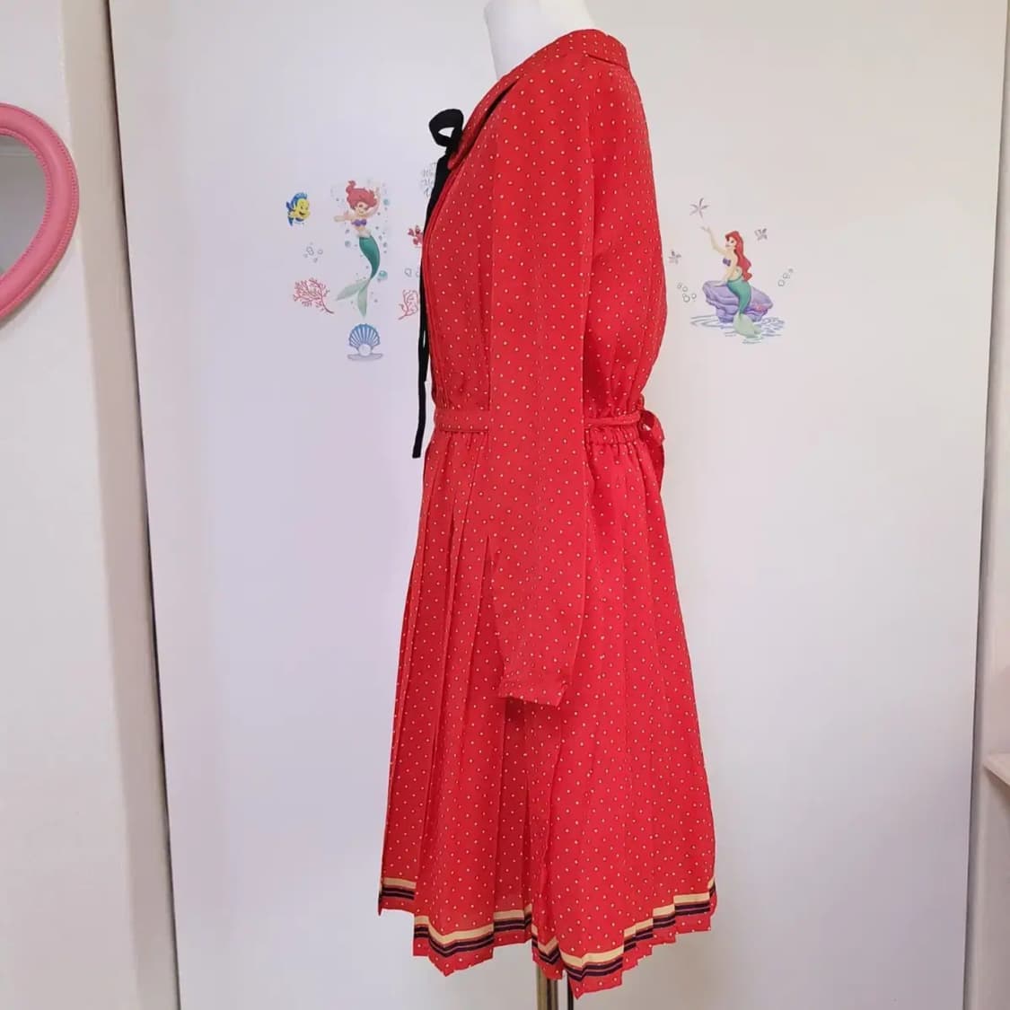 일본빈티지 레트로 땡땡이원피스 상품이미지7