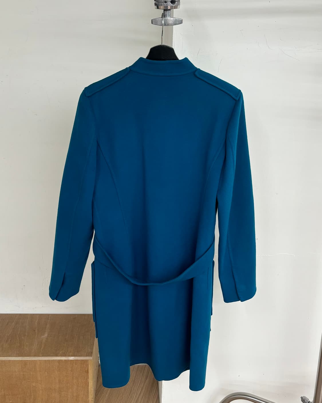 질 샌더 블루 울 캐시미어 혼방 코트 상품이미지6