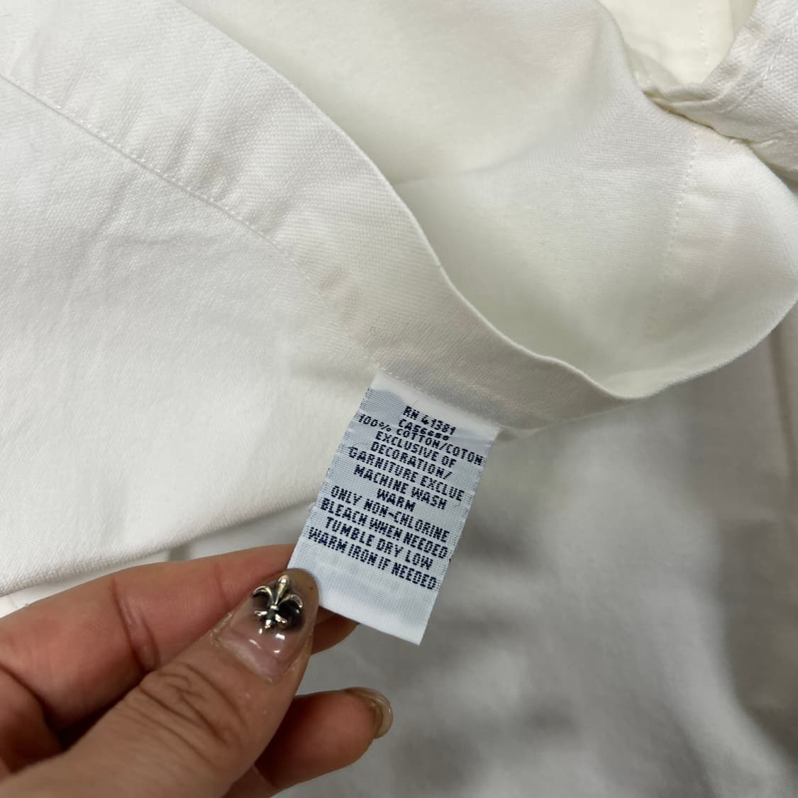 폴로 화이트 셔츠[1593] 상품이미지6