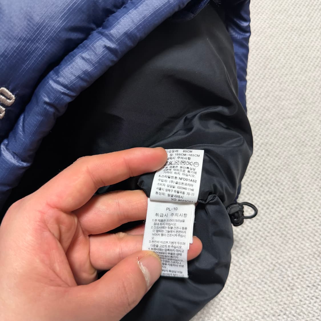 노스페이스 700 눕시 패딩 조끼 상품이미지5