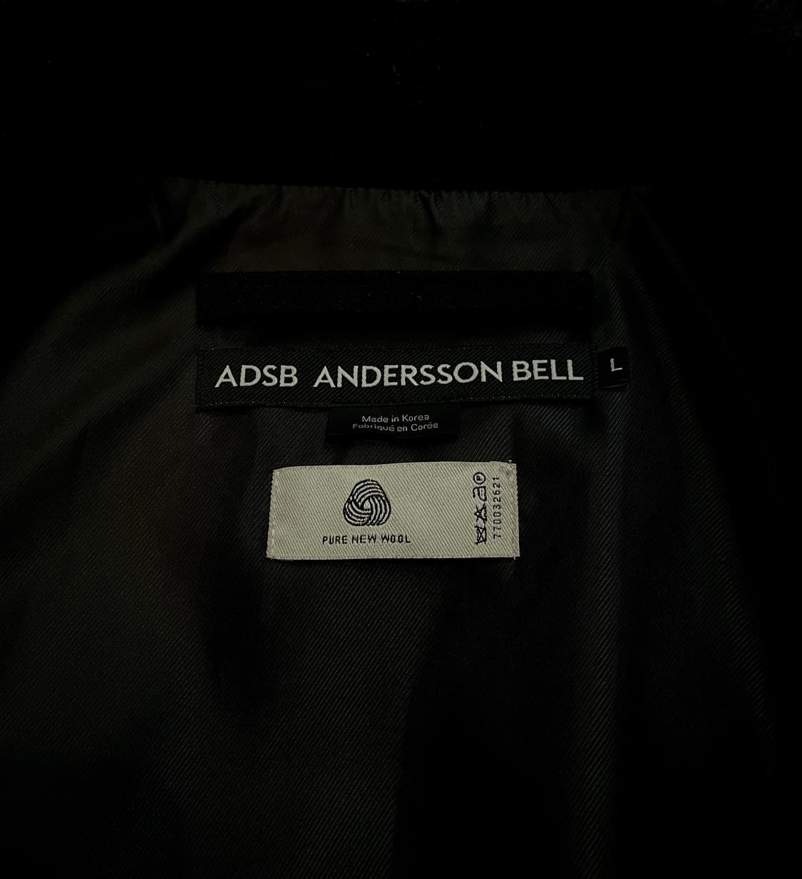 앤더슨벨 르망 울 웨스턴 블루종 자켓 블랙 L 상품이미지3