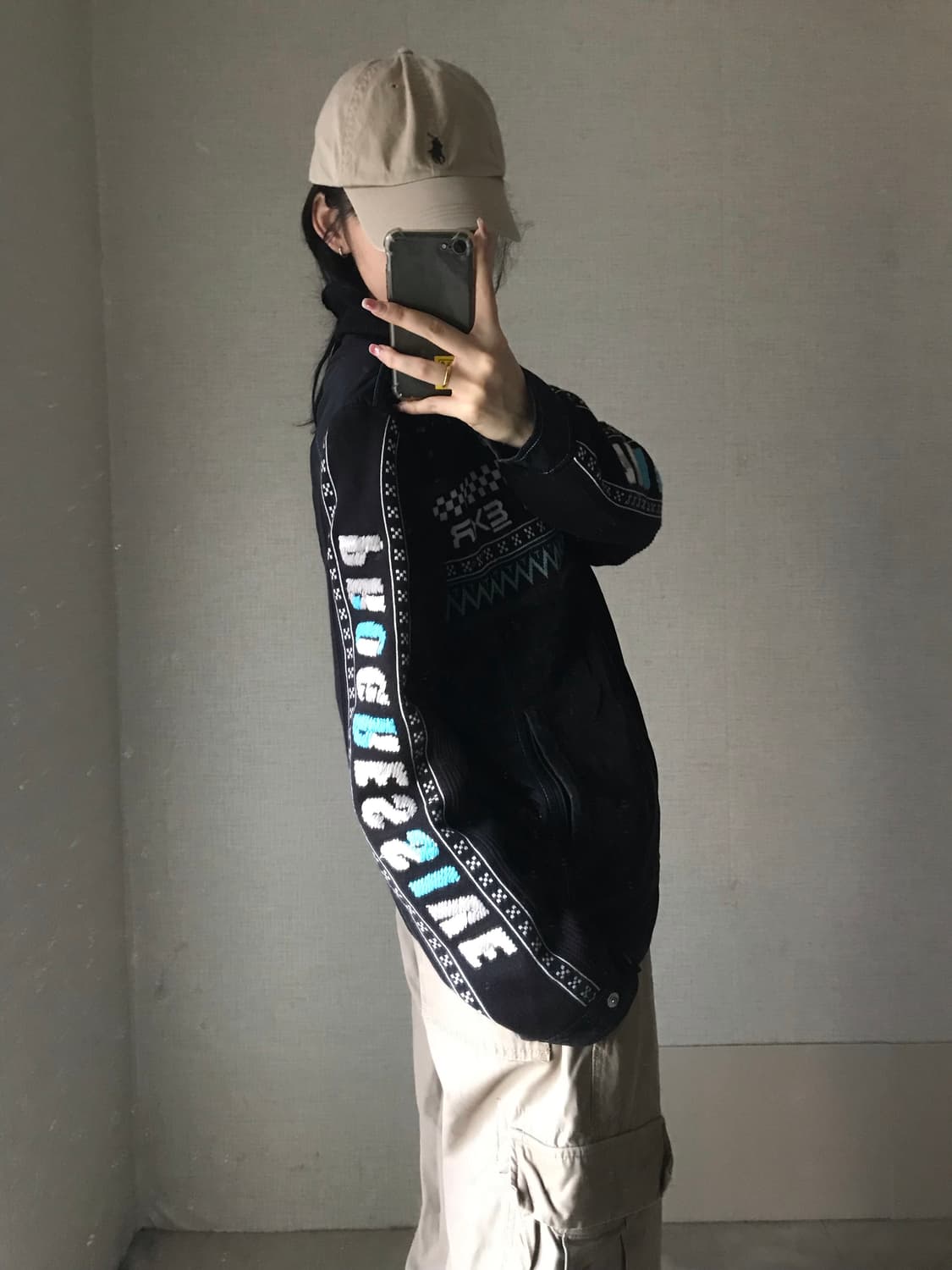 EXR 레이싱 니트집업 상품이미지4