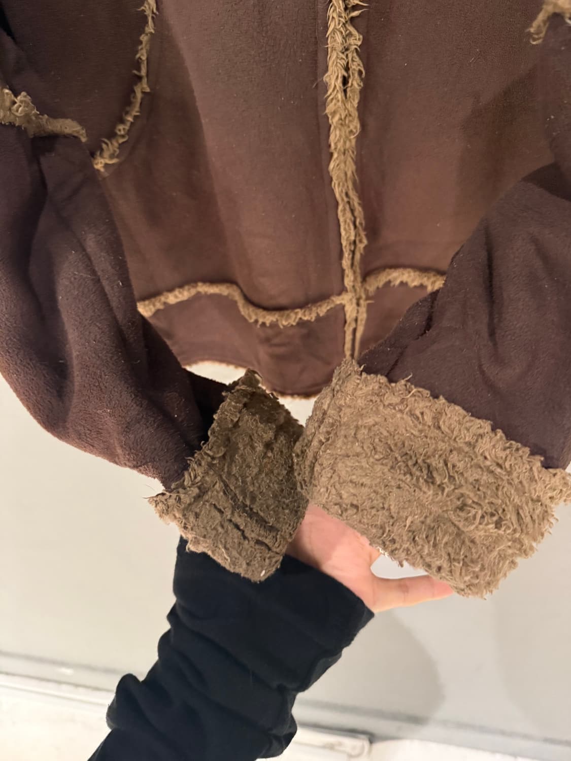 kawaii fur line detail fleece hood jk 상품이미지7