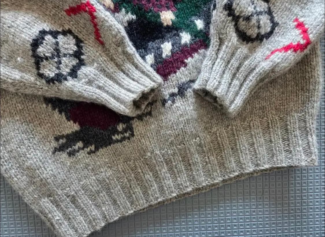 (M) 폴로 컨트리 카누 핸드 니트 polo 랄프로렌 rrl 상품이미지4