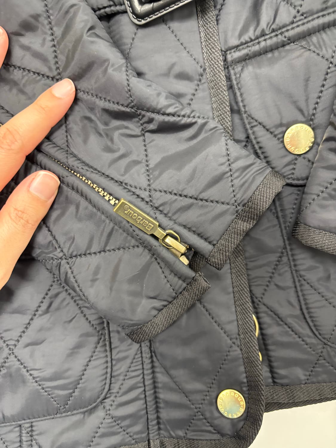 바버 퀼튕 자켓 uk8 상품이미지5