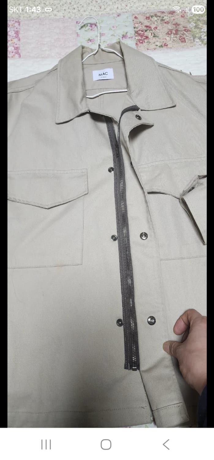 남성 오버핏 자켓 프리사이즈 새급 상품이미지3